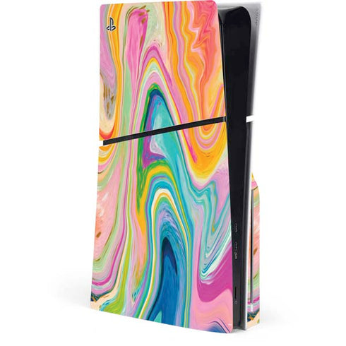 Rainbow Marble by Etta Vee PlayStation PS5 Skins